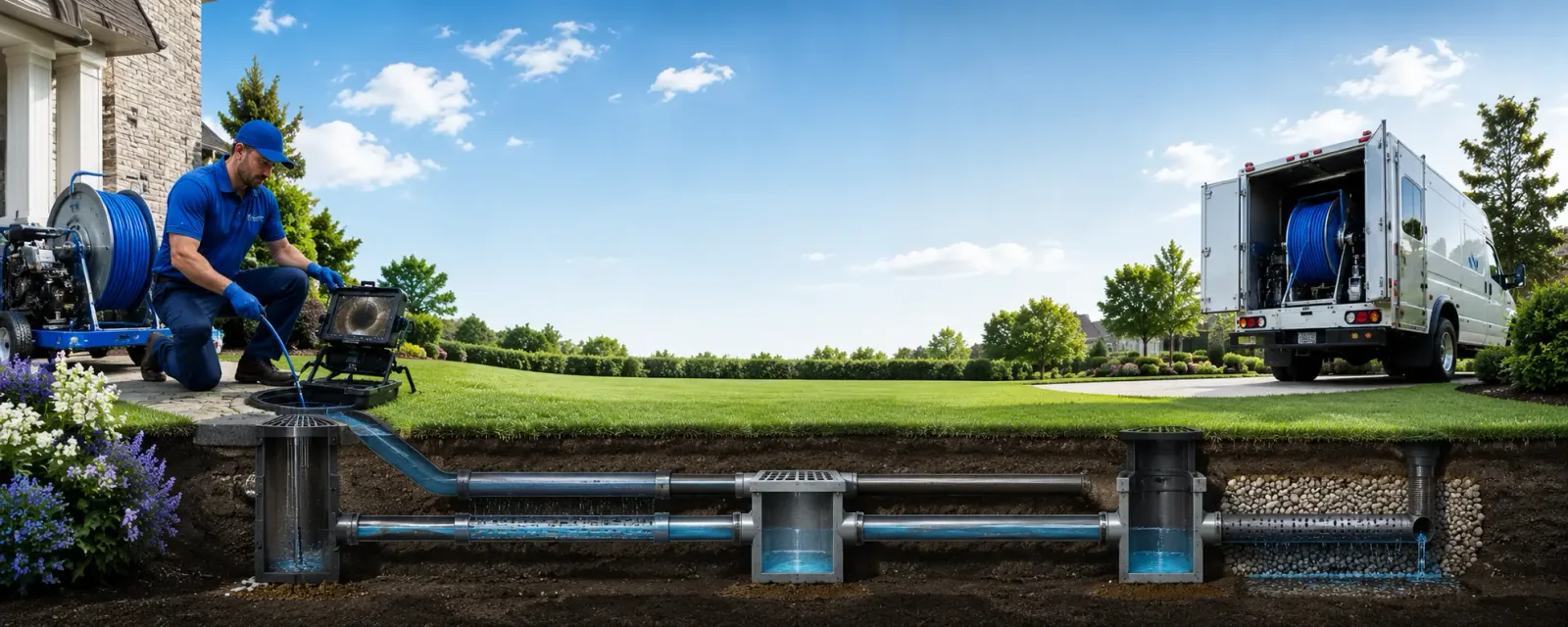 Outdoor drain cleaning information for Morrison, IA